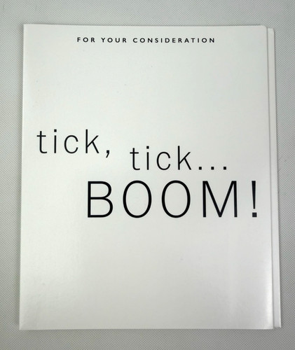 Tick, Tick... Boom! (2021) disc cover