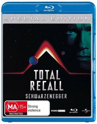 Total Recall (1990) disc cover