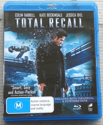 Total Recall (2012) disc cover