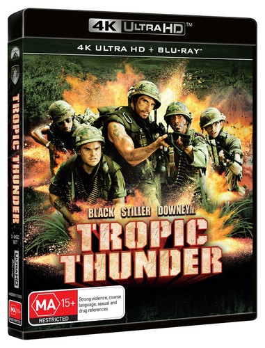 Tropic Thunder (2008) disc cover