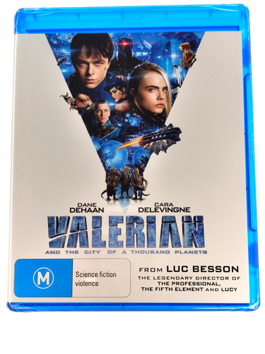 Valérian and the City of a Thousand Planets (2017) disc cover