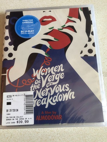 Women on the Verge of a Nervous Breakdown (1988) disc cover