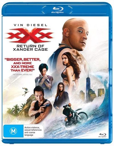 xXx Return of Xander Cage (2017) disc cover